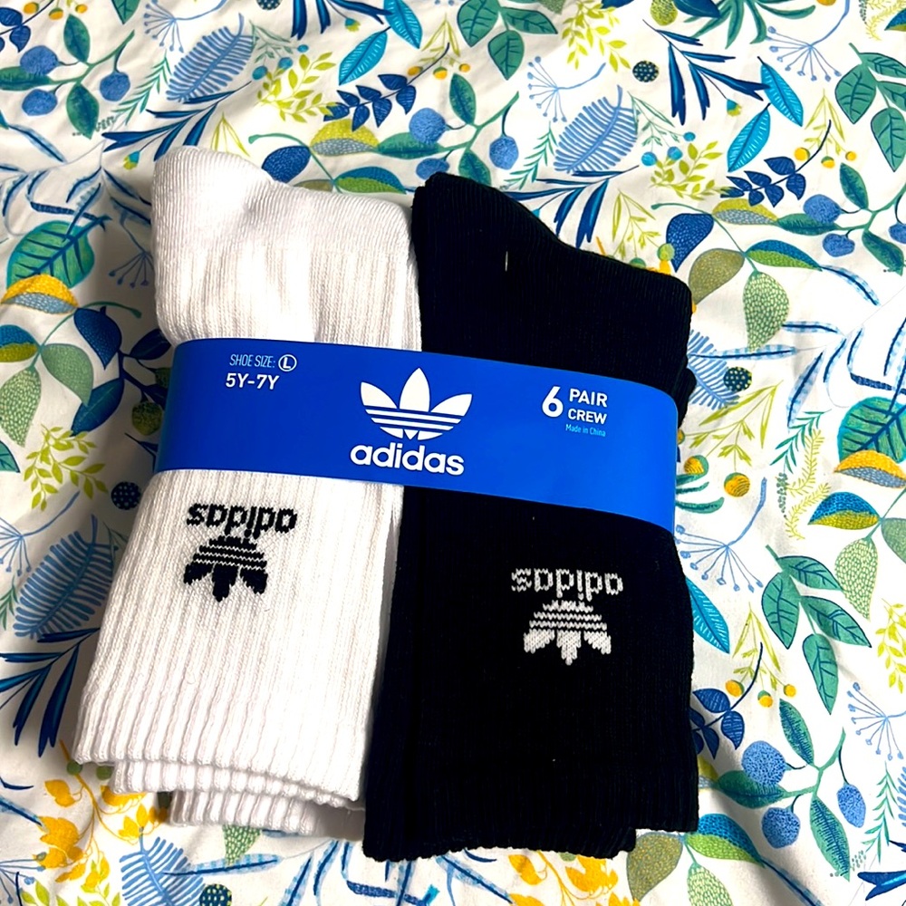 Adidas 6 pair crew